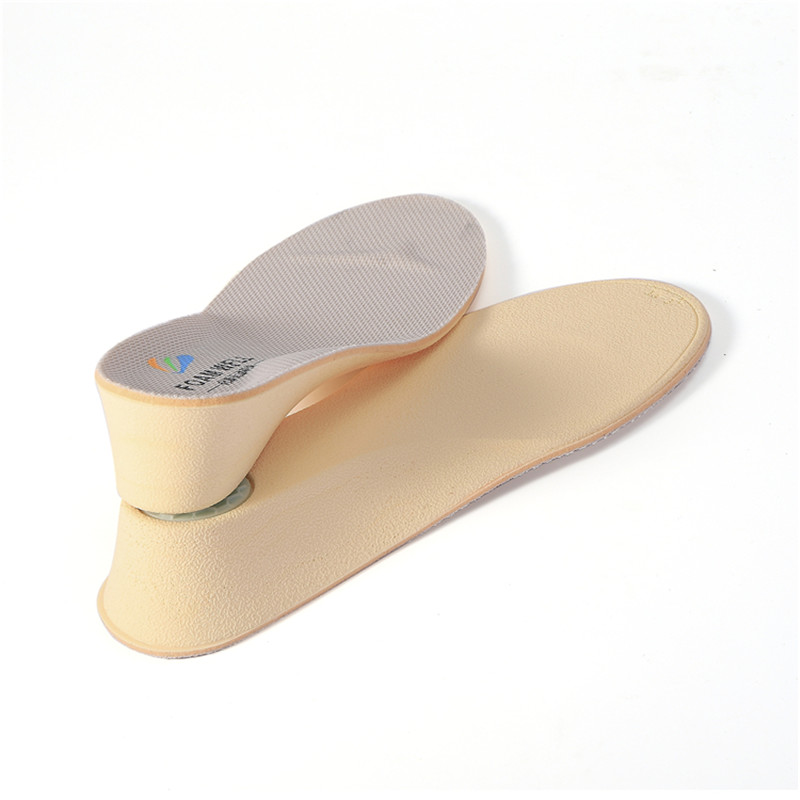 High Quality 5D Memory Foom PU GEL Cushion Shoe Elevator Comfort Näkymätön muovikorkeus